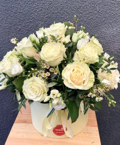 White Rose Hatbox